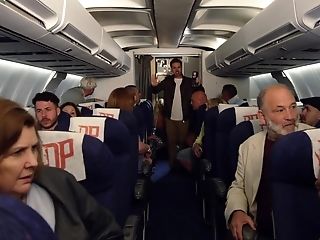 Public plane sex
