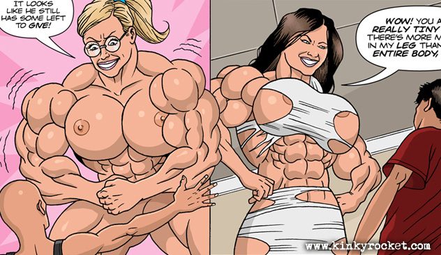 Touchdown reccomend. best of Muscle cartoon female growth. 