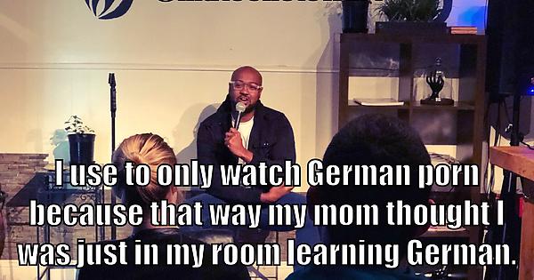Speaking german