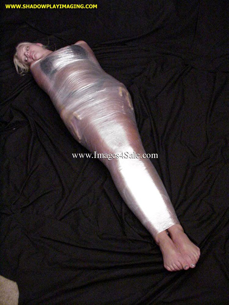 Saran wrap mummification